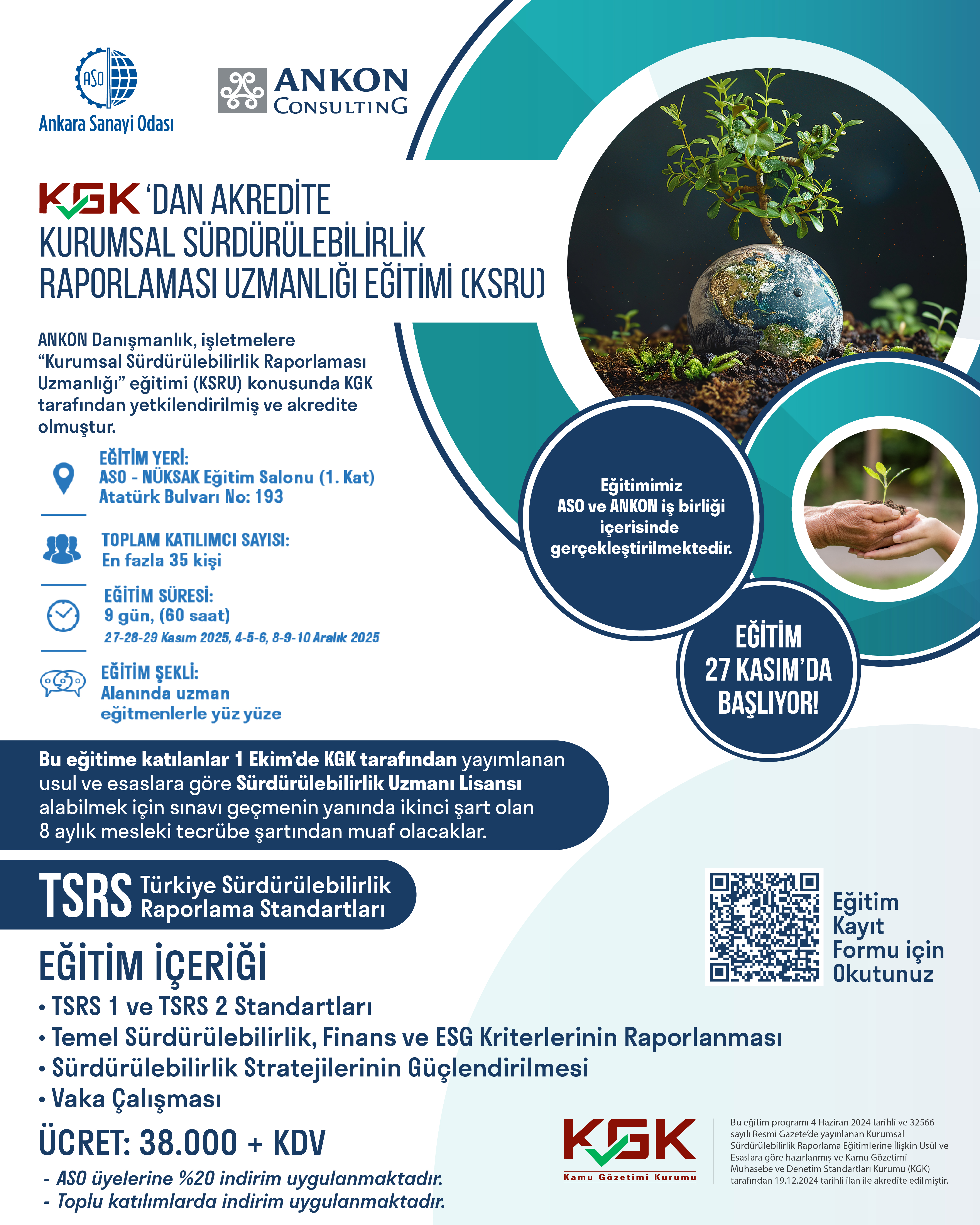 KURUMSAL SÜRDÜRÜLEBİLİRLİK RAPORLAMA EĞİTİMİ