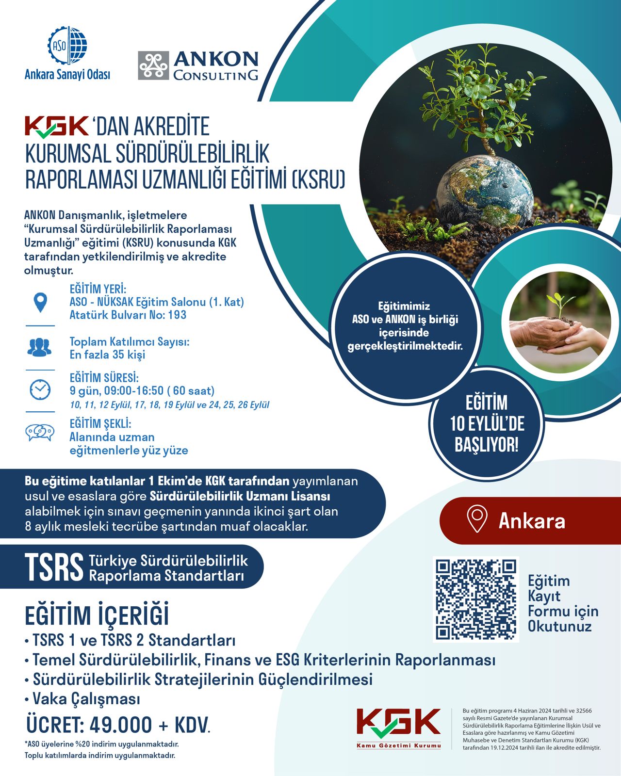 Kurumsal Sürdürülebilirlik Raporlaması Uzmanlığı Eğitimi
