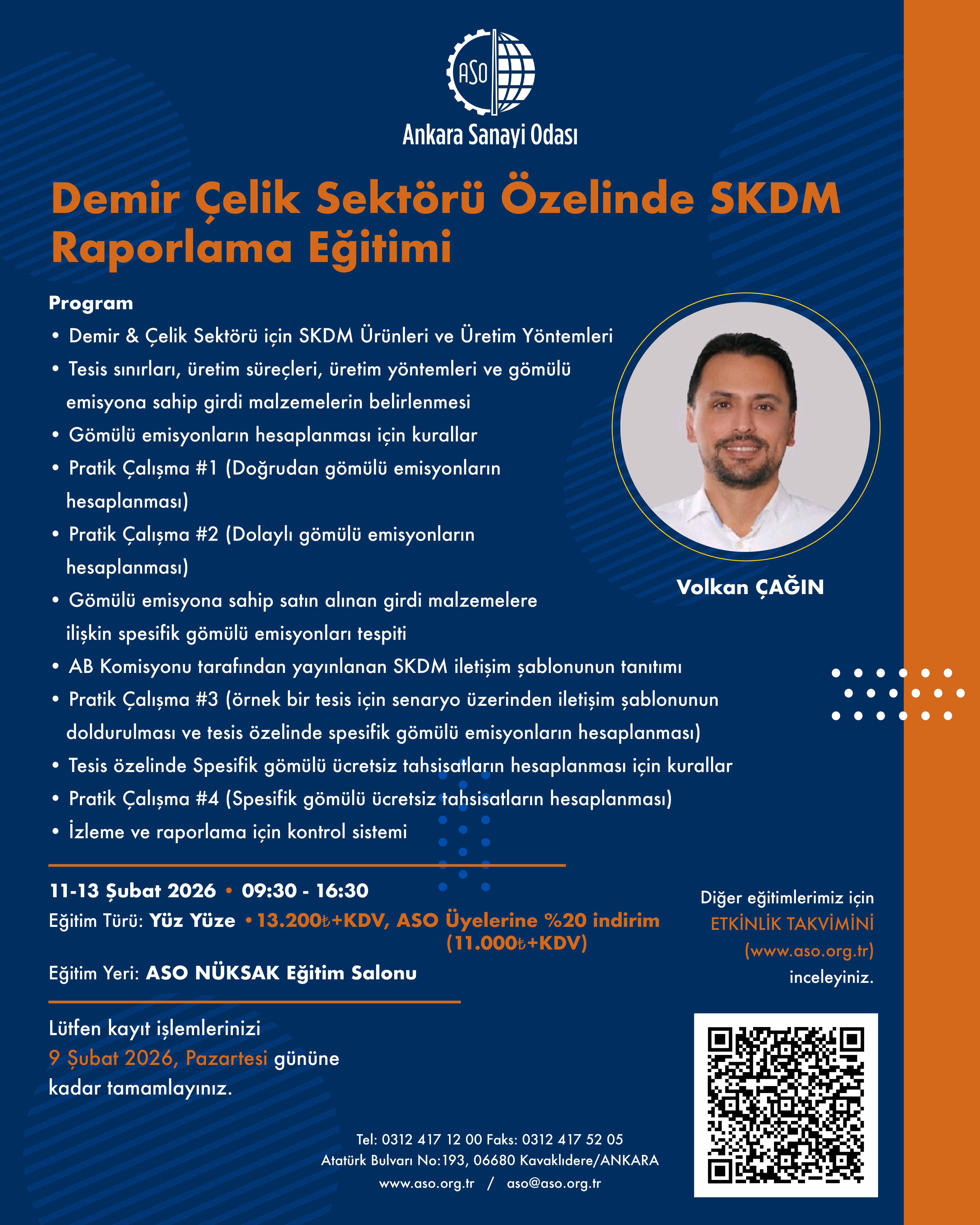 Demir Çelik Sektörü Özelinde Sınırda Karbon Düzenleme Mekanizması (SKDM) Raporlama Eğitimi